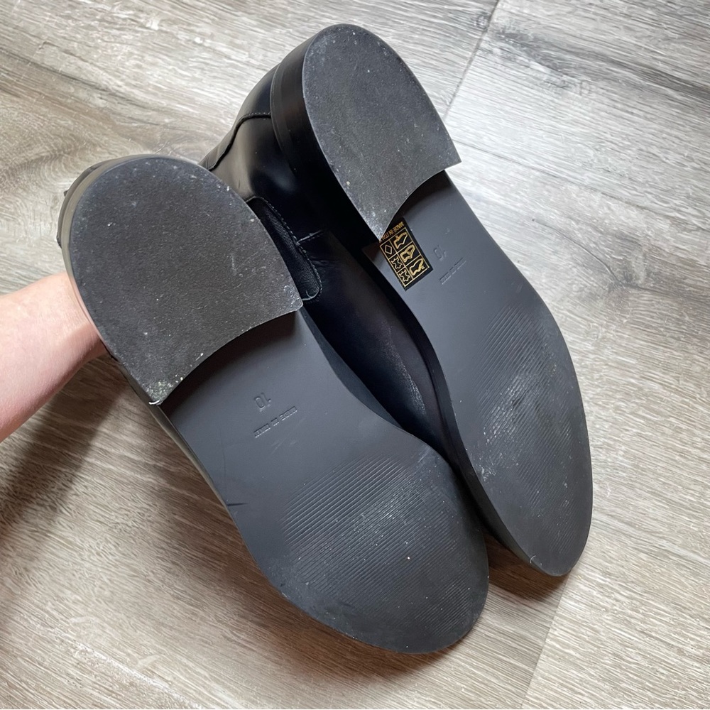 Everlane The New Modern Chelsea Boot Black Leather Pull On Bootie Size 9 - Picture 12 of 15